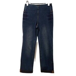 NEW Lysse Pants Womens Small Pull On Stretch Travel Vacation Jegging Minimalist